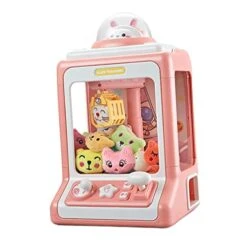 Harilla Small Claw Machine ,Kids Arcade Claw Machine , Pink -Folkmanis Toys Shop 41N2sO5EnxL
