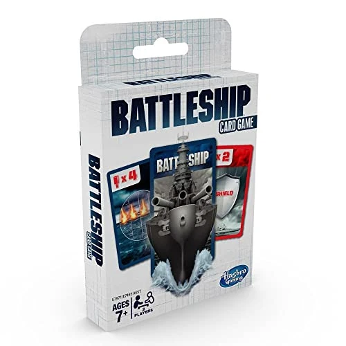 Hasbro Gaming E7971UC0 Classic Card Travel Game-Battleship 3 Hasbro Gaming E7971UC0 Classic Card Travel Game-Battleship