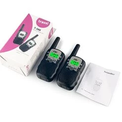 Walkie Talkies For Kids, KSUN T-388 22 Channels Two Way Radios Long Range Children Toys With Backlit LCD Display And Flashlight Gift For 3-12 Years Old Boys Girls Camping,Hiking(Black,2 Pack) 12 Walkie Talkies For Kids, KSUN T-388 22 Channels Two Way Radios Long Range Children Toys With Backlit LCD Display And Flashlight Gift For 3-12 Years Old Boys Girls Camping,Hiking(Black,2 Pack) -Folkmanis Toys Shop 41O3F8tWsGS