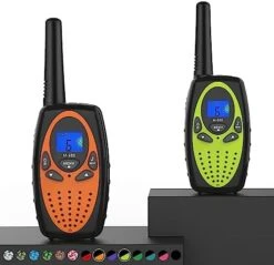 Topsung M880 Walkie Talkies For Adults (Violet 2 Pack) -Folkmanis Toys Shop 41O40ZrpNlL. AC 1