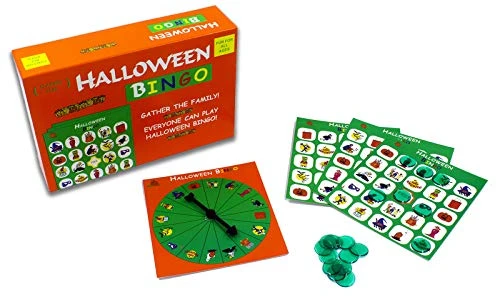 Halloween Bingo - The Perfect Halloween Party Game - The Original Halloween Bingo Game With Halloween-themed Pieces For A Fun-filled Halloween House Party! 3 Halloween Bingo - The Perfect Halloween Party Game - The Original Halloween Bingo Game With Halloween-themed Pieces For A Fun-filled Halloween House Party!