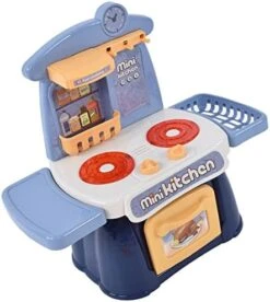 Drfeify Pretend Kitchen Game Set,Mini Size Kitchen Set With Sounds And Lights Educational Kids Cooking Toys Gifts Pretend Kitchen Game Set For Kids (888-19 Pink) -Folkmanis Toys Shop 41O9Aj XE0L. AC