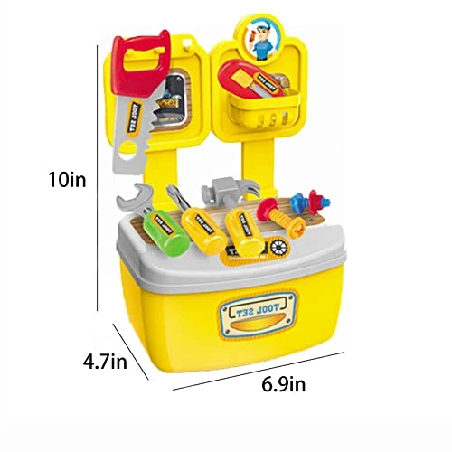 POROPL Children's DIY Toy Sets - Children's Tool Sets, DIY Toy Engineer Tools, Pretend Game Tools, Birthday Gifts For Boys And Girls Aged 3, 4, 5, 6, 7, 8 5 POROPL Children's DIY Toy Sets - Children's Tool Sets, DIY Toy Engineer Tools, Pretend Game Tools, Birthday Gifts For Boys And Girls Aged 3, 4, 5, 6, 7, 8 - Image 3