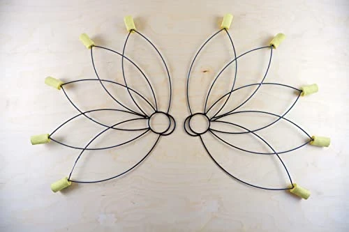 GENERIC Light Fire Fans Pair/Set Of 2 / - Made With Kevlar Aramid For Dancers * 5 Wicks * 2 Inch 100% Puro Kevlar * For Performances * For Festival * Practice * Flow * Spinning * Belly Dance 4 GENERIC Light Fire Fans Pair/Set Of 2 / - Made With Kevlar Aramid For Dancers * 5 Wicks * 2 Inch 100% Puro Kevlar * For Performances * For Festival * Practice * Flow * Spinning * Belly Dance - Image 2