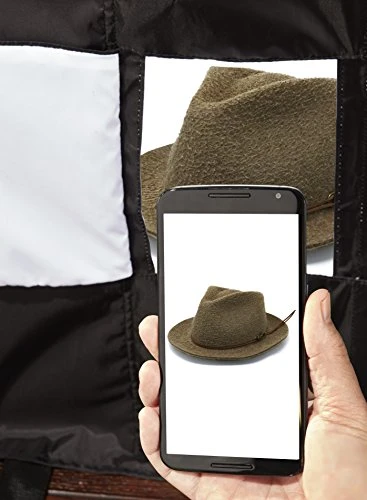 Amazon Basics Portable Foldable Photo Studio Box With LED Light, 1 Count (Pack Of 1), Black, 25 X 30 X 25 Inches 4 Amazon Basics Portable Foldable Photo Studio Box With LED Light, 1 Count (Pack Of 1), Black, 25 X 30 X 25 Inches - Image 2