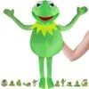 Kermit Frog Puppet, The Muppet Show, Soft Hand Frog Stuffed Plush Toy With 50 Pcs Kermit Frog Stickers, Halloween Christmas Thanksgiving Gift Ideas For Boys And Girls- 24 Inches -Folkmanis Toys Shop 41P2ufi1ytL