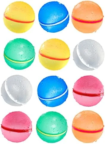 SOPPYCID Reusable Water Balloons For Kids Outdoor Toys,Quick Fill Silicone Magnetic Balloon Toys Age3+Boy Girl Pool Party Self Sealing Balls,Summer Water Fight Games Gift (6 Packs) 7 SOPPYCID Reusable Water Balloons For Kids Outdoor Toys,Quick Fill Silicone Magnetic Balloon Toys Age3+Boy Girl Pool Party Self Sealing Balls,Summer Water Fight Games Gift (6 Packs) - Image 5