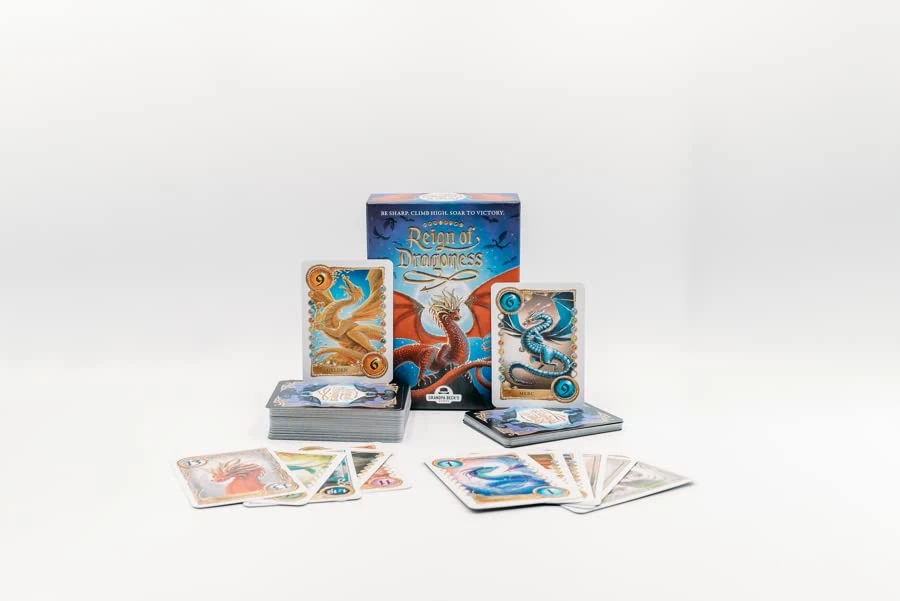 Grandpa Beck's Games Reign Of Dragoness Card Game A Strategic Hand Elimination Card Game | From The Creators Of Cover Your Assets, Cover Your Kingdom & Skull King | 3-8 Players 8+ 6 Grandpa Beck's Games Reign Of Dragoness Card Game A Strategic Hand Elimination Card Game | From The Creators Of Cover Your Assets, Cover Your Kingdom & Skull King | 3-8 Players 8+ - Image 4