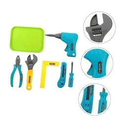 OSALADI 1 Set Simulation Tool Toys Playset Tools For Toys Toy Plaything Toy Supply Repairing Tool Toy Plastic Electric Drill Portable Indoor Playset -Folkmanis Toys Shop 41Q6KGzPnGL