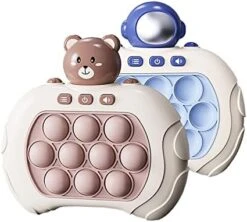 Speed Boost Game Console 2023 New Decompression Breakthrough Puzzle Game Machine Decompression Fingertip Toy Multi-Game Mode Birthday Gift Toy (xiaoxiongheyuhangyuan) -Folkmanis Toys Shop 41QQM59dxkL. AC