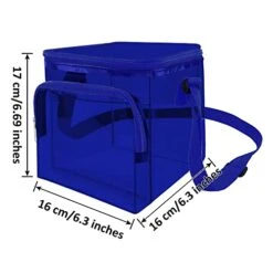 Annmore Carrying Case For Toniebox And Tonies Figures, Clear Bag Compatiable With Yoto Player And Cards, Toy Characters Storage Bag, Game Cards Holder, Blue -Folkmanis Toys Shop 41QfA13YILL