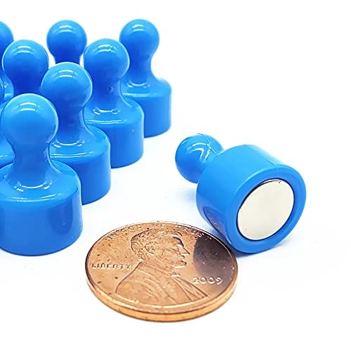 24 Magnetic Push Pins Miniature Game Piece Pawn Magnet Useful For Fridge, Office, Map Magnets, Kitchen, Whiteboard Magnets, Photo Magnets, Fun Colorful Classroom Magnets 6 24 Magnetic Push Pins Miniature Game Piece Pawn Magnet Useful For Fridge, Office, Map Magnets, Kitchen, Whiteboard Magnets, Photo Magnets, Fun Colorful Classroom Magnets - Image 4