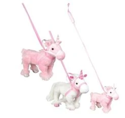 12" PET UNICORN WITH LEASH, Case Of 36