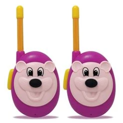 Walkie Talkies For Kids Cute Toy Of Age 3-12 Boys Girls Toddler Gift, 2 Way Radio Indoors Outdoors Cartoon Handheld Interphone For Outside Adventure Game, 2 Pack
