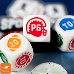 FoxMind Games: Sports Dice, Football, Roll Your Way To The End Zone, Easy To Learn, Fun To Play, Play With Up To 4 Players, For Ages 7 And Up -Folkmanis Toys Shop 41RJ5NqK8yL