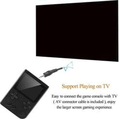 GENERIC Retro Handheld Game Console, Portable Video Game Console For Children With 400 Classical FC Games 3.0-Inch Screen 1020mAh Rechargeable Battery Support For TV Connection And Two Players (White) 10 GENERIC Retro Handheld Game Console, Portable Video Game Console For Children With 400 Classical FC Games 3.0-Inch Screen 1020mAh Rechargeable Battery Support For TV Connection And Two Players (White) -Folkmanis Toys Shop 41RTzsYEQtL