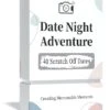 40 Date Ideas Card Games For Couples Date Night - Unique Date Deck Scratch Off Cards, Great As Couples Gifts For Boyfriend - Romantic Newlywed, Anniversary And Wedding Gift For Him, Husband Or Wife