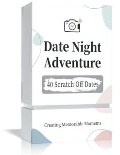 40 Date Ideas Card Games For Couples Date Night - Unique Date Deck Scratch Off Cards, Great As Couples Gifts For Boyfriend - Romantic Newlywed, Anniversary And Wedding Gift For Him, Husband Or Wife