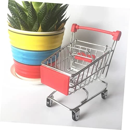 SAFIGLE 6 Pcs Toys For Baby Desktop Toys Baby Stroller Toy Decorative Table Toy Mini Shopping Handcart Mini Supermarket Toy Toys Organizer Basket Shopping Cart Toy Simulation Trolley Toy 4 SAFIGLE 6 Pcs Toys For Baby Desktop Toys Baby Stroller Toy Decorative Table Toy Mini Shopping Handcart Mini Supermarket Toy Toys Organizer Basket Shopping Cart Toy Simulation Trolley Toy - Image 2
