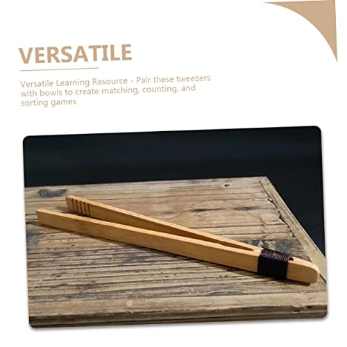 SAFIGLE 20 Pcs Toy Tweezers Pickle Toy Childrens Baby Educational Toys Kitchen Food Tongs Grill Tongs Clamp To Hive Matching Game Tweezers Toys Kids Kids Fine Motor Toys Bamboo 5 SAFIGLE 20 Pcs Toy Tweezers Pickle Toy Childrens Baby Educational Toys Kitchen Food Tongs Grill Tongs Clamp To Hive Matching Game Tweezers Toys Kids Kids Fine Motor Toys Bamboo - Image 3