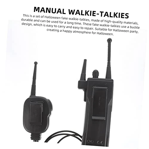 ABOOFAN 2 Sets 2pcs Simulation Walkie-talkie Kid Speaker Toy Kids Interphone Game Prop Toddler Toys Prom Toys For Kids Halloween Supply Trick Props Child Make Up Plastic Speakers 9 ABOOFAN 2 Sets 2pcs Simulation Walkie-talkie Kid Speaker Toy Kids Interphone Game Prop Toddler Toys Prom Toys For Kids Halloween Supply Trick Props Child Make Up Plastic Speakers - Image 7