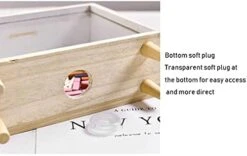 Bsetain Piggy Bank Children's Toy Money Box Wooden Frame Piggy Bank Creative Money Savings Bank Currency Bank Natural Wood Coin Bank Desk Decoration Piggy Banks Furniture Games (Color : Pink) -Folkmanis Toys Shop 41SIaDDRTrL