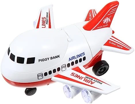 Alasum 1pc Airplane Piggy Bank Toys For Kids Educational Toys Kid Piggy Bank Musical Toy Toy Piggy Bank Toy Plastics, Electronic Components Yellow Saving Pot For Kids Coin Box Toy 9 Alasum 1pc Airplane Piggy Bank Toys For Kids Educational Toys Kid Piggy Bank Musical Toy Toy Piggy Bank Toy Plastics, Electronic Components Yellow Saving Pot For Kids Coin Box Toy - Image 7