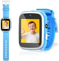 Ziegoal Kids Smart Watch For 3-12 Year Old Girls Toddler HD Dual Camera Smart Watch Multifunction Touch Screen Smartwatch With Game Educational Toys Birthday For Girls Age 4 5 6 7 8 9 -Folkmanis Toys Shop 41SavtCeXdL. AC