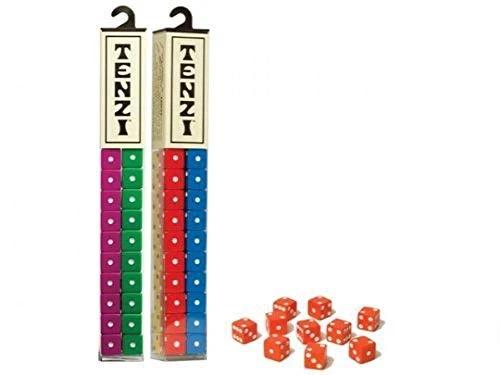 Tenzi 2 Pack For 8 Players - Assorted Colors - 8 Sets Of Ten Dice 3 Tenzi 2 Pack For 8 Players - Assorted Colors - 8 Sets Of Ten Dice