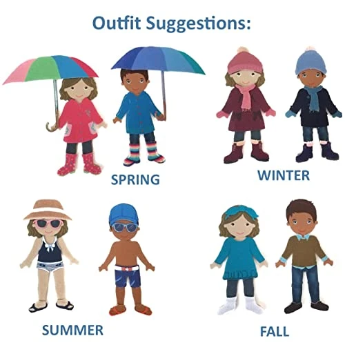 My Felt Story - Dress Me Up Felt Dolls 7 My Felt Story - Dress Me Up Felt Dolls - Image 5