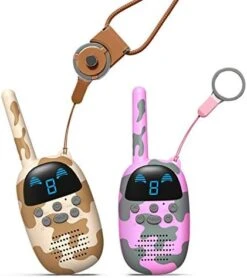 Kids Toys For 3-12 Year Old Boys Girls CONNECOM FRS Walkie Talkies For Kids Best Gifts For Boys And Girls Walkie Talky Radios For Children Two Way Radio Pair For Outside Adventure, Hiking, Camping -Folkmanis Toys Shop 41Sy9X1IFPL. AC