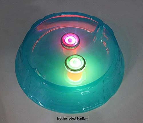 Aimoly Bey Battle Tops Light Up Battling Tops And Launcher Evolution Attack Pack 2 Pack (Style Random) 5 Aimoly Bey Battle Tops Light Up Battling Tops And Launcher Evolution Attack Pack 2 Pack (Style Random) - Image 3