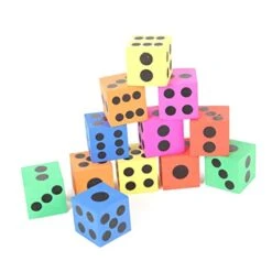 Giant Foam Dice 72 Pcs Educational Gift Party Jumbo Children Toy Prize Game For Dice Playing Kids Favor Foam Dice -Folkmanis Toys Shop 41TDmuJyVSL