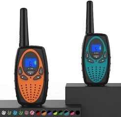 Walkie Talkies Long Range, Topsung M880 FRS Two Way Radio For Adults With Mic LCD Screen/Durable Wakie-Talkies With Noise Cancelling For Men Women Outdoor Adventures Cruise Ship (Blue And Orange) 22 Walkie Talkies Long Range, Topsung M880 FRS Two Way Radio For Adults With Mic LCD Screen/Durable Wakie-Talkies With Noise Cancelling For Men Women Outdoor Adventures Cruise Ship (Blue And Orange) -Folkmanis Toys Shop 41TJj G85KL. AC