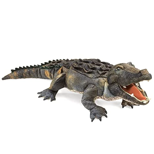 Folkmanis American Alligator Hand Puppet, Green, 1 EA 3 Folkmanis American Alligator Hand Puppet, Green, 1 EA