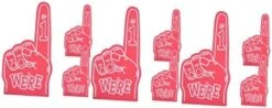 Unomor 15 Pcs Foam Fingers Sports Toys Girl Toy Toys In Bulk Pom Poms Cheerleading Party Soccer Finger Celebration Pom Poms Party Toys Football Game Noise Makers Sports Fan Finger -Folkmanis Toys Shop 41Te7v3WI4L. AC