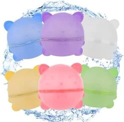 6Pcs Resuable Magnetic Water Balloon,Summer Water Toy For Boy Girls,Self-Sealing Quick Fill Water Bomb Outdoor Activities Pool Water Game Toy For Kid Adults -Folkmanis Toys Shop 41ThJIt4BZL. AC