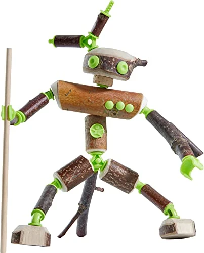HABA Terra Kids Connectors Backyard Craft Kit Figures - 66 Piece Set With Plastic Connecrtors, Cork & Hand Drill - Add Wood From Nature - Ages 8+ 5 HABA Terra Kids Connectors Backyard Craft Kit Figures - 66 Piece Set With Plastic Connecrtors, Cork & Hand Drill - Add Wood From Nature - Ages 8+ - Image 3