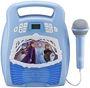 EKids Frozen 2 Bluetooth Portable MP3 Karaoke Machine Player With Light Show Store Hours Of Music With Built In Memory Sing Along Using The Real Working Microphone USB Port To Expand Your Content 8 EKids Frozen 2 Bluetooth Portable MP3 Karaoke Machine Player With Light Show Store Hours Of Music With Built In Memory Sing Along Using The Real Working Microphone USB Port To Expand Your Content - Image 6