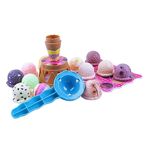 SAFIGLE 3pcs Toy For Kids Stacking Toys Ice Cream Tower Game Kids Stacking Toys Children Playing Toy Set Ice Toy With Shovel Ice Cream Cone Toy Folding High Toy Fold Taiwan Ice Toy 7 SAFIGLE 3pcs Toy For Kids Stacking Toys Ice Cream Tower Game Kids Stacking Toys Children Playing Toy Set Ice Toy With Shovel Ice Cream Cone Toy Folding High Toy Fold Taiwan Ice Toy - Image 5