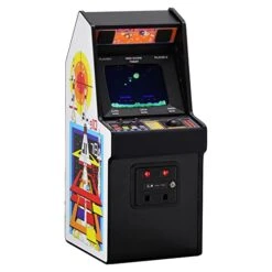 New Wave Toys Missile Command X RepliCade - Playable Video Game Arcade Cabinet 1/6 Scale 11.3 Inch With Trak-Ball XL & CRT FX Screen Lens