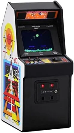 New Wave Toys Missile Command X RepliCade - Playable Video Game Arcade Cabinet 1/6 Scale 11.3 Inch With Trak-Ball XL & CRT FX Screen Lens -Folkmanis Toys Shop 41TtwMlevaL. AC