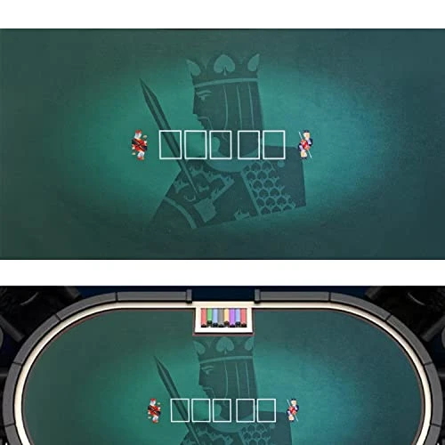BWLOKXUN 72'' X 36'' Texas Hold'em Table Felt, Portable Foldable Texas Hold'em Poker Layout ,Poker Games Mat 3 BWLOKXUN 72'' X 36'' Texas Hold'em Table Felt, Portable Foldable Texas Hold'em Poker Layout ,Poker Games Mat