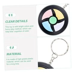 Ibasenice 4 Pcs Keychains Birthday Maze Games Light Challenge Held With For Teens Early And Handheld Concentration Toys Training Kid Pocket Gifts Brain Classic Cube Toy Educational Keychain -Folkmanis Toys Shop 41TzBa4pqXL