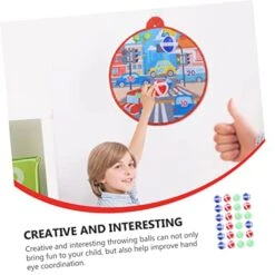 Alasum 150 Pcs Sticky Ball Toy Boys Toy Kidcraft Playset Boy Gifts Dart Games Gift Paddle Game Ball Self Stick Paddle Game Parenthood Interactive Toy Kids Gift Sticky Wall Ball Child Disc -Folkmanis Toys Shop 41TzqVCtYRL