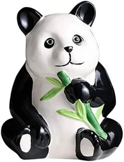 Piggy Bank Nursery Décor Keepsake Children's Banknote Piggy Bank Ceramic Panda Coin Money Box Money Saving Box Birthday And New Year Money Bank Piggy Banks Furniture Games (Color : B)
