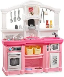 Step2 Fun With Friends Kids Kitchen, Indoor/Outdoor Play Kitchen Set, Toddlers 2 – 10 Years Old, 25 Piece Kitchen Toy Set, Easy To Assemble, Tan -Folkmanis Toys Shop 41U4BR3o0gL. AC