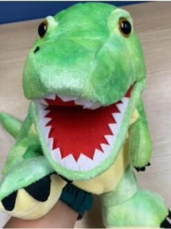 Cuteoy Dinosaur Hand Puppet T-Rex Animal Toy Role Play Toy Party Performance Imagination Game Role Play Storytelling Teaching Preschool Kids(Green) 30 Cuteoy Dinosaur Hand Puppet T-Rex Animal Toy Role Play Toy Party Performance Imagination Game Role Play Storytelling Teaching Preschool Kids(Green) -Folkmanis Toys Shop 41U6UqJoFL. AC