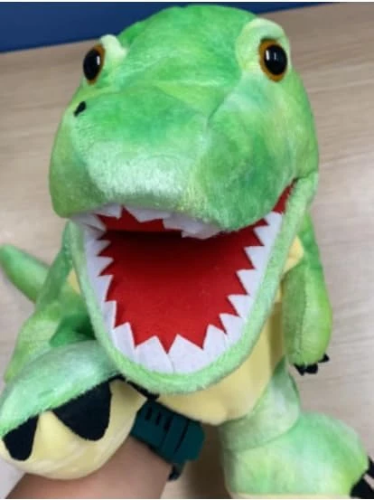 Cuteoy Dinosaur Hand Puppet T-Rex Animal Toy Role Play Toy Party Performance Imagination Game Role Play Storytelling Teaching Preschool Kids(Green) 16 Cuteoy Dinosaur Hand Puppet T-Rex Animal Toy Role Play Toy Party Performance Imagination Game Role Play Storytelling Teaching Preschool Kids(Green) - Image 14