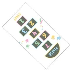 Toddmomy 4pcs Hopscotch Floor Vision Wall Stickers For Kids Hopscotch Mat Sticker By Numbers Hopscotch Lattice Floor Sticker Stickers Floor Decals Decorate Children's Room Paper -Folkmanis Toys Shop 41UEizbue5L